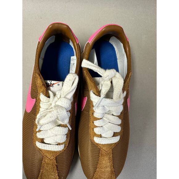 Nike LD 1000 SP British Tan/Pinksickle mesh/suede retro sneaker Women's Size 8.5 - Picture 10 of 16